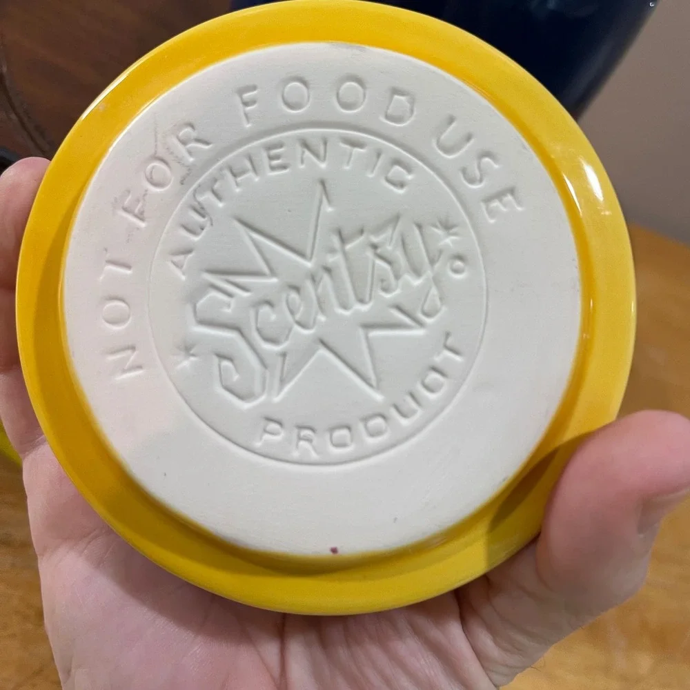 Scentsy West Virginia University WVU Mountaineers Wax Warmer Blue Gold DSW-NCAA